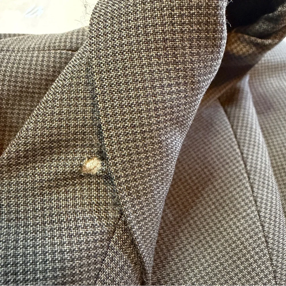 Andrew Fezza Men's Classic Black & Gray Houndstooth‎ Blazer Size 36R